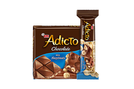 Eti Adicto Milk Chocolate with Hazelnuts