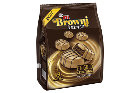 Browni Intense Mini Gold Chocolate Coated Cream Filled Cake