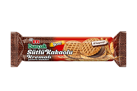 Burçak Oat Biscuit with Milk and Cocoa Cream