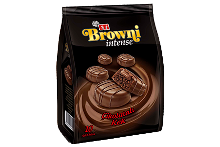 Eti Browni Intense Chocolate Coated Cream Filled Serving Cake
