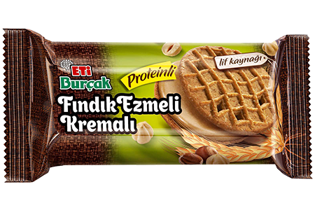 Eti Burçak Hazelnut Paste Cream Biscuit