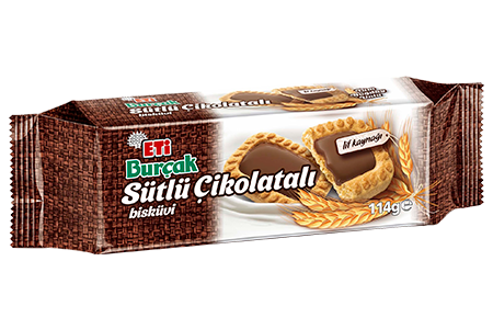 ETİ Burçak Milk Chocolate Biscuit