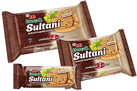 Eti Burçak Sultani Raisin Bran Biscuit