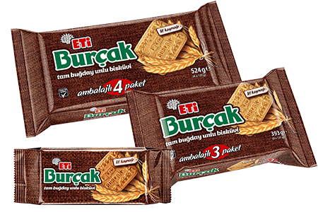 Eti Burçak Whole Wheat Bakery Biscuit