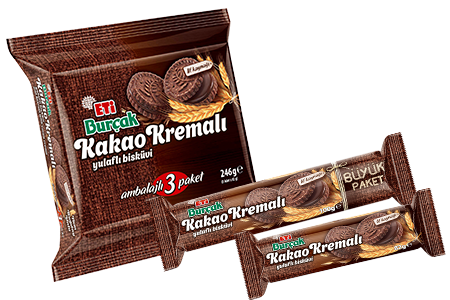 Eti Burçak with Cocoa Cream Fibrous Biscuit