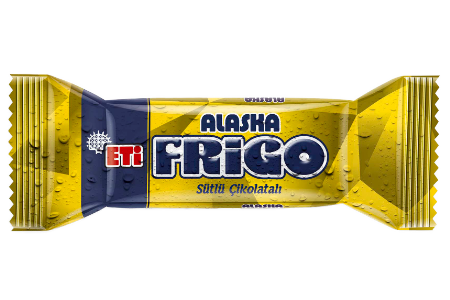 Eti Frigo Milk Chocolate Covered Cold Dessert Bar with Milk and Cocoa