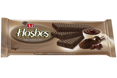 Eti Hoşbeş Cocoa Wafer with Cocoa Cream