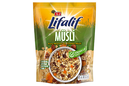 Eti Lifalif Muesli - With Dried Fruits and Hazelnut