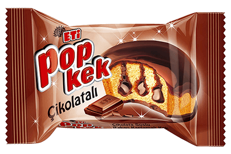 Eti Popkek with Chocolate Small Cake
