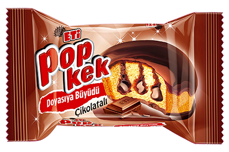 Eti Popkek with Chocolate Small Cake