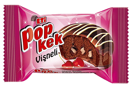 Eti Popkek with Sour Cherry Small Cake