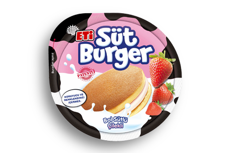 Eti Süt Burger with Strawberry