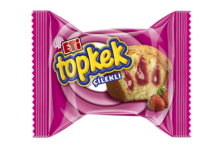 Eti Topkek Cake With Strawberry Cake