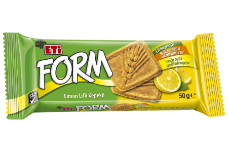 Form Bran Biscuit with Lemon Fibre  