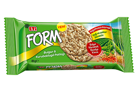 Form Puffed Bulghur and Legume