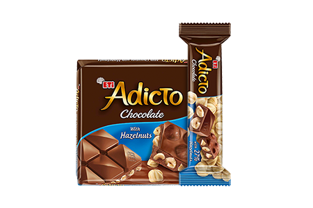 Adicto Milk Chocolate<br /> with Hazelnuts