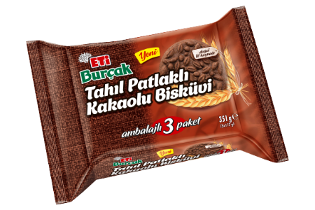 Burçak Cocoa Biscuit with Puffed Cereal