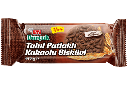 Burçak Cocoa Biscuit with Puffed Cereal 