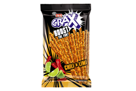 Crax Boost The Fun Chili & Lime Stick Cracker