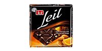 54% Dark Chocolate<br /> with Cocoa, Almond<br /> and Orange