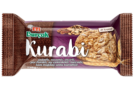 Burçak Kurabi Whole<br /> Wheat Flour Cookie<br /> with Oatmeal, Sesame