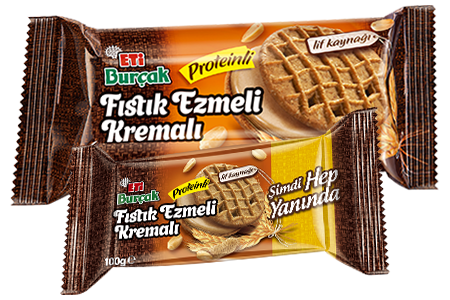 Burçak, Peanut Butter,<br /> Cream and <br /> Protein Biscuit 