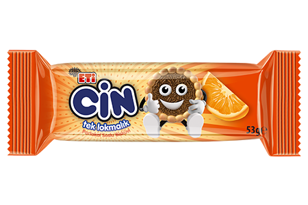 Cin Orange Gel <br /> Biscuit Bite 53gr