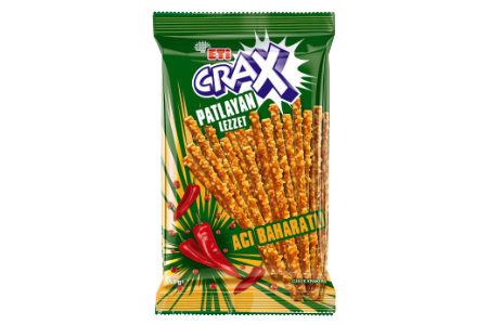 Crax Flavor Bomb Hot Spicy Stick Craker