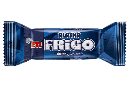 Eti Frigo Dark Chocolate Covered Cold Dessert Bar with Milk and Cocoa