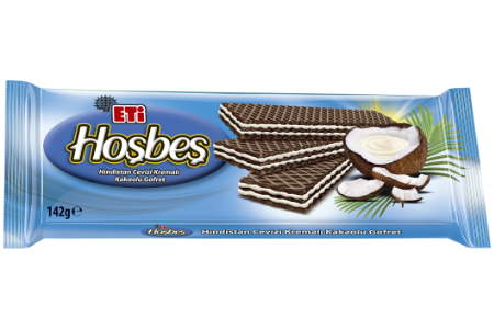 Hoşbeş Cocoa Wafer<br /> With Coconut Cream
