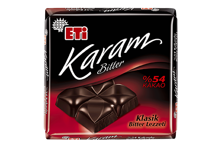 Eti Karam Bitter<br /> Chocolate with<br /> 54% Cocoa