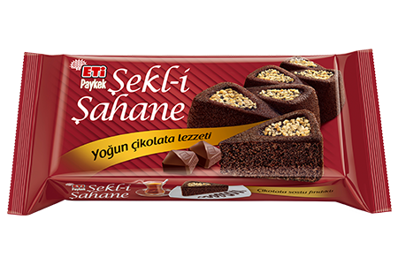 Paykek Şekl-i Şahane<br /> with Chocolate<br /> Sauce and Hazelnut <br />Serving Cake