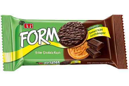 Form Chocolate Covered Biscuits With Fibre  