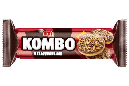 Kombo Bite Size Milk Chocolate and Roasted Coconut Coated Biscuit