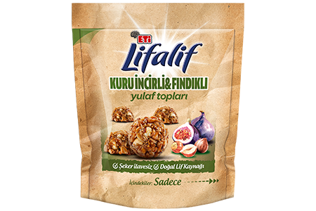 Lifalif Dried Fig &<br /> Hazelnut Oat Truffles 