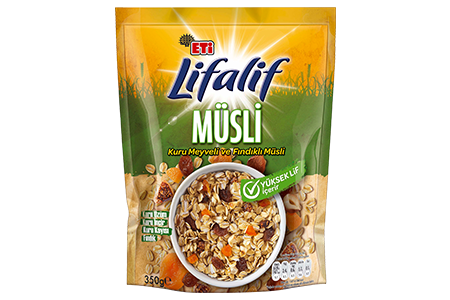 Muesli with Dried<br /> Fruit and Hazelnut